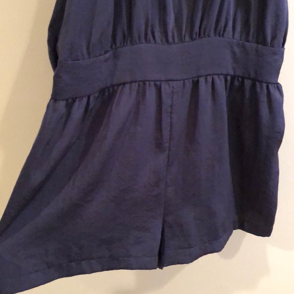 Kitty // Navy Bibbed Romper - Picture 2 of 6